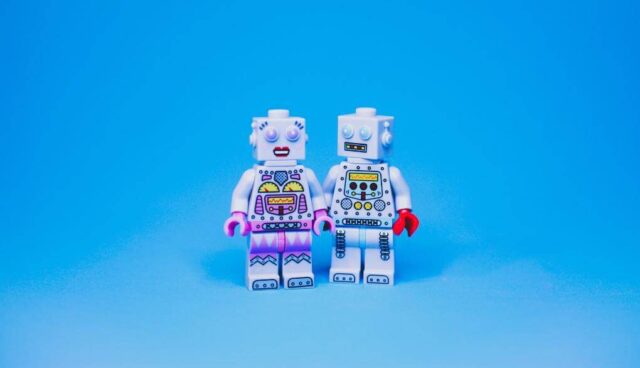 可愛いロボットカップル