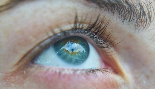 黄緑の綺麗な瞳