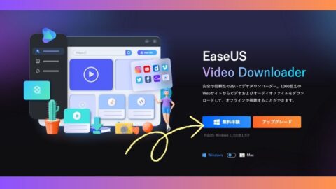 EaseUS Video Downloader使い方手順1